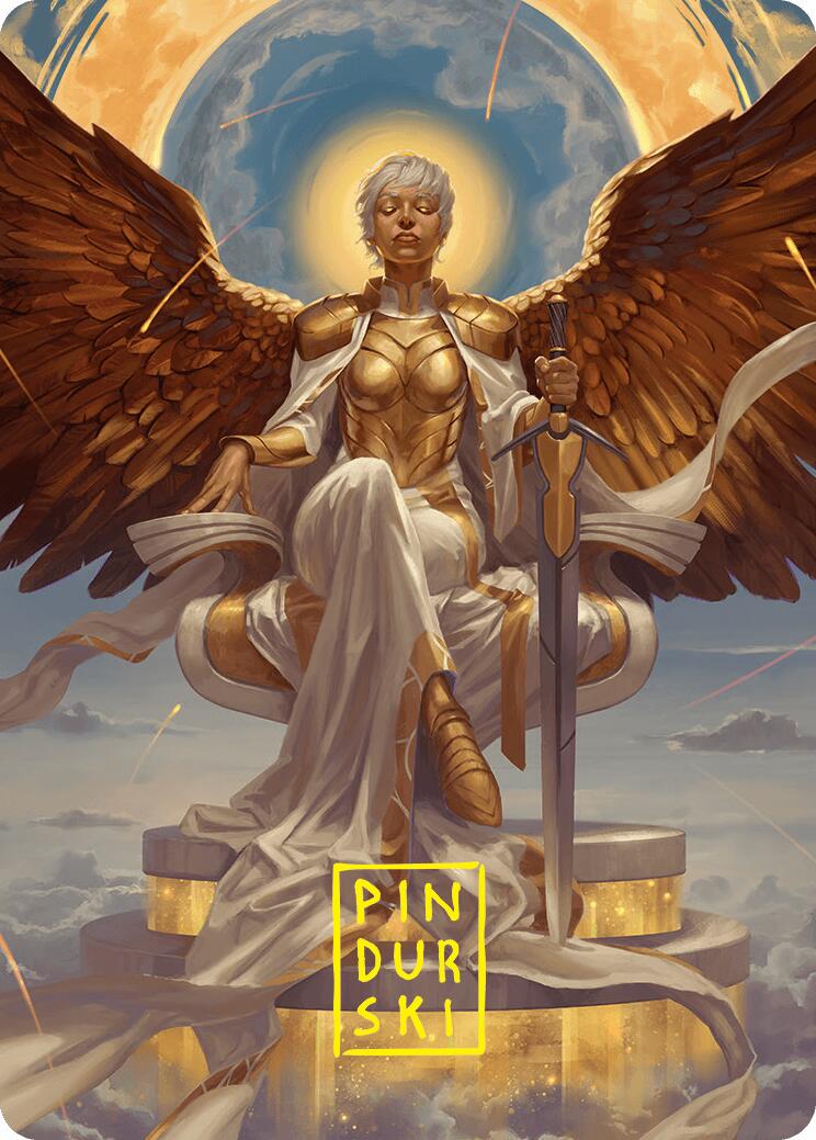 Herald of Eternal Dawn Art Card (27/54) (Gold-Stamped Signature) [Foundations Art Series] | Mega City Incorporated