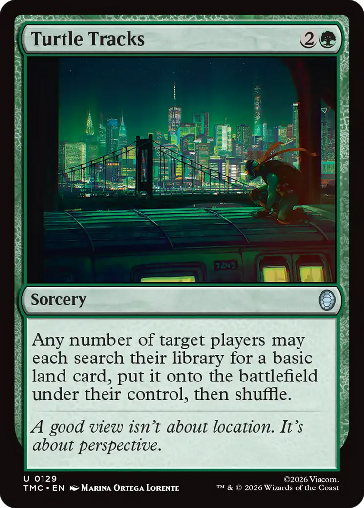 Turtle Tracks [Teenage Mutant Ninja Turtles Commander] | Mega City Incorporated