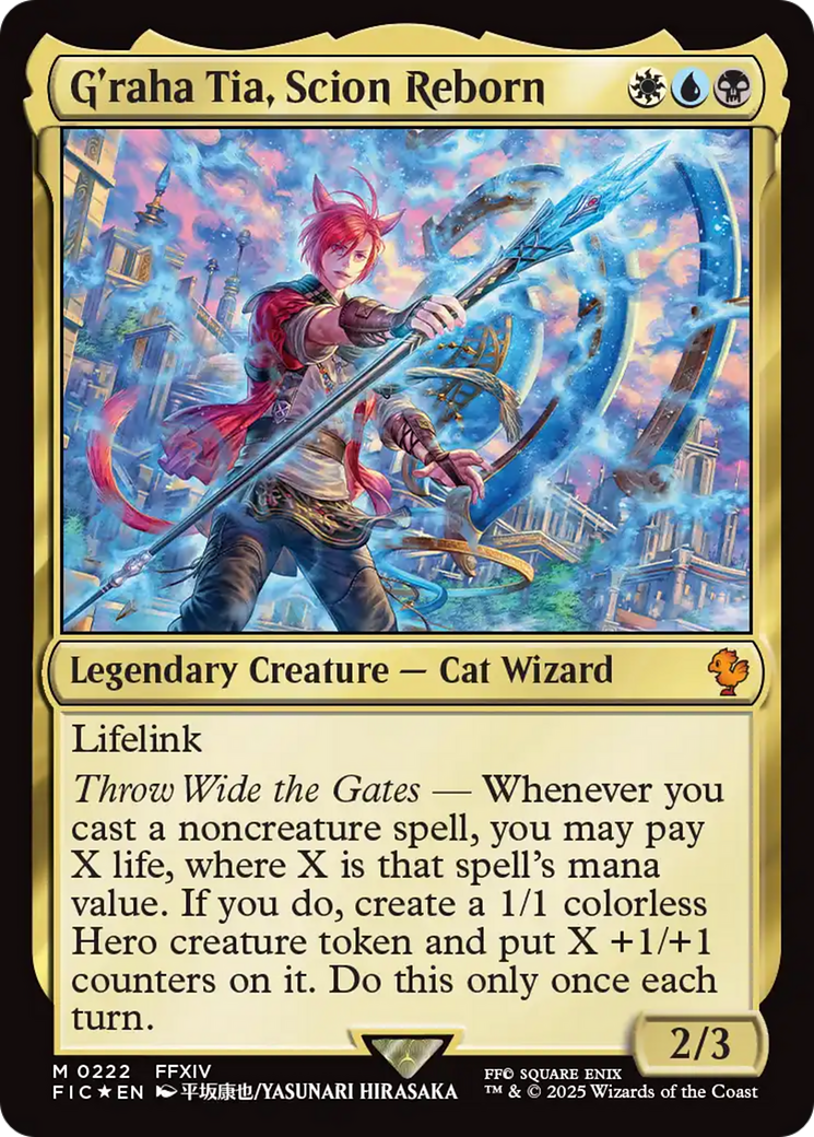 G'raha Tia, Scion Reborn (Surge Foil) [FINAL FANTASY Commander] | Mega City Incorporated