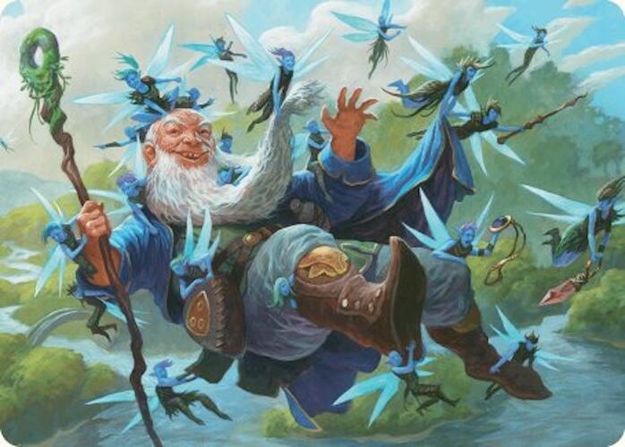 Mischievous Mystic Art Card (7/54) [Foundations Art Series] | Mega City Incorporated