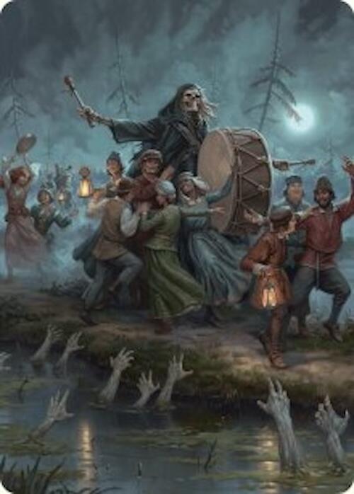 Blasphemous Edict Art Card (35/54) [Foundations Art Series] | Mega City Incorporated