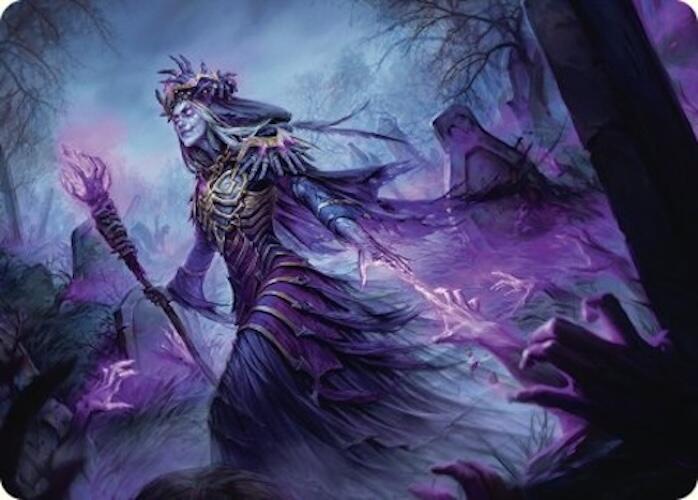 Zul Ashur, Lich Lord Art Card (10/54) [Foundations Art Series] | Mega City Incorporated