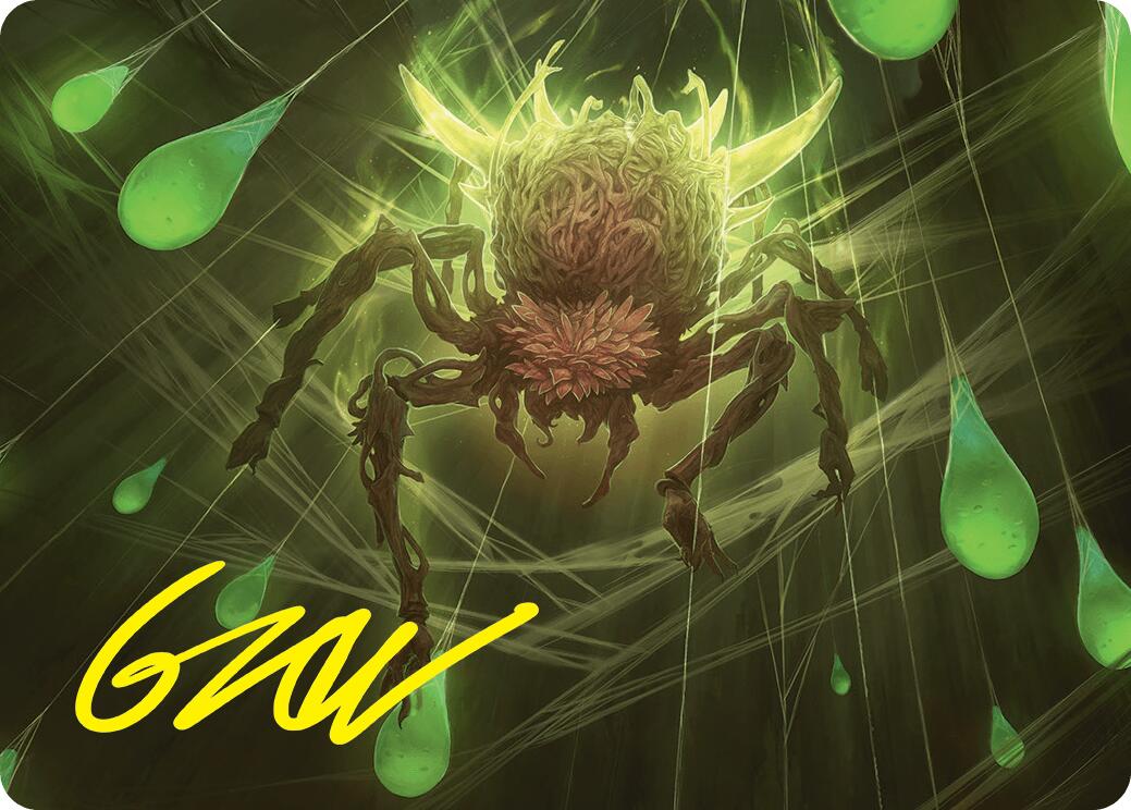 Spinner of Souls Art Card (13/54) (Gold-Stamped Signature) [Foundations Art Series] | Mega City Incorporated