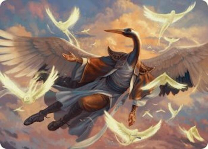 Kykar, Zephyr Awakener Art Card (16/54) [Foundations Art Series] | Mega City Incorporated