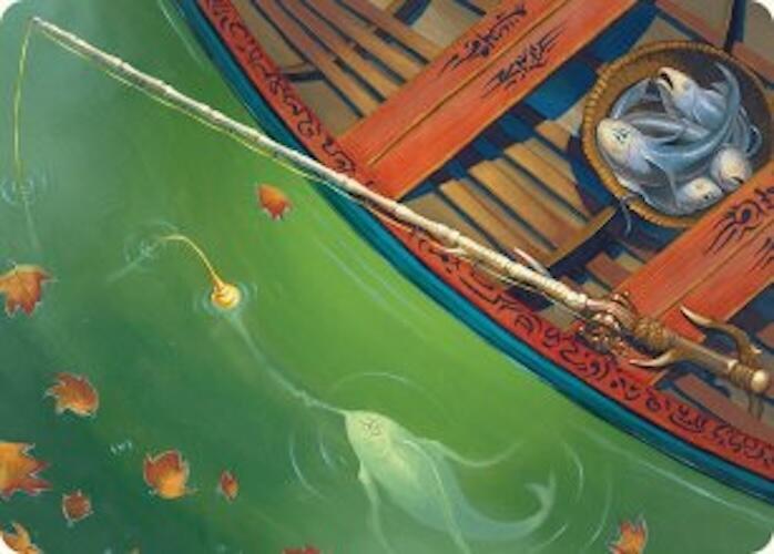 Fishing Pole Art Card (18/54) [Foundations Art Series] | Mega City Incorporated