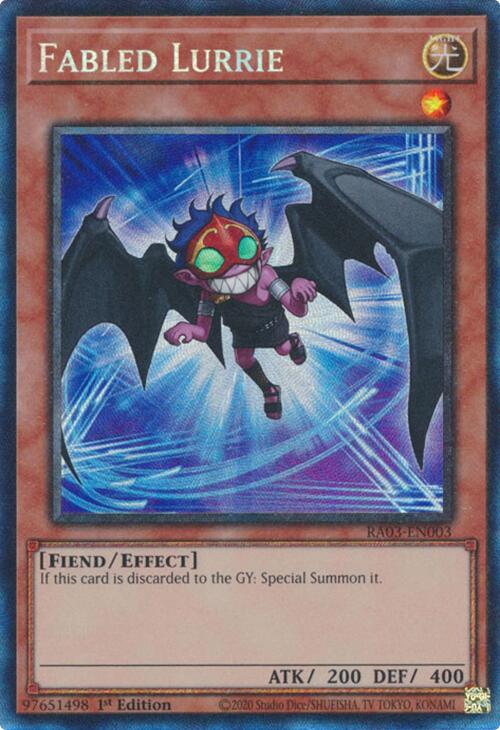 Fabled Lurrie (CR) [RA03-EN003] Prismatic Collector's Rare | Mega City Incorporated