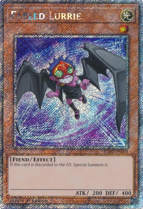 Fabled Lurrie (Platinum Secret Rare) [RA03-EN003] Platinum Secret Rare | Mega City Incorporated