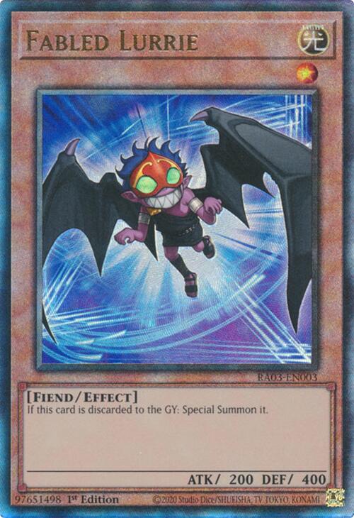 Fabled Lurrie (UTR) [RA03-EN003] Prismatic Ultimate Rare | Mega City Incorporated