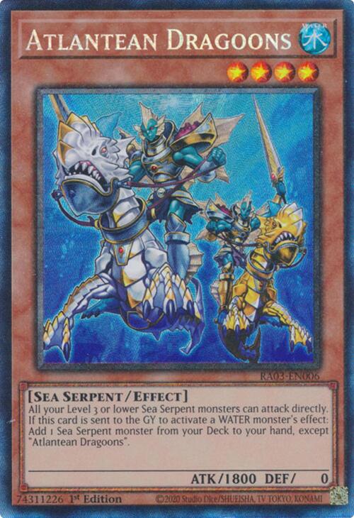 Atlantean Dragoons (CR) [RA03-EN006] Prismatic Collector's Rare | Mega City Incorporated