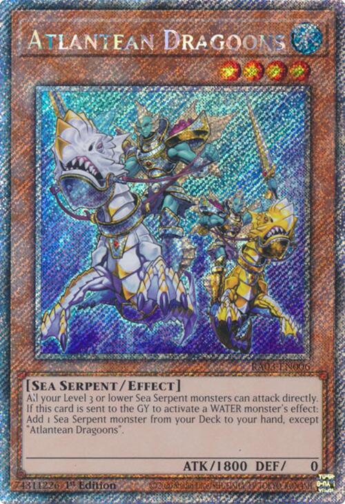 Atlantean Dragoons (Platinum Secret Rare) [RA03-EN006] Platinum Secret Rare | Mega City Incorporated