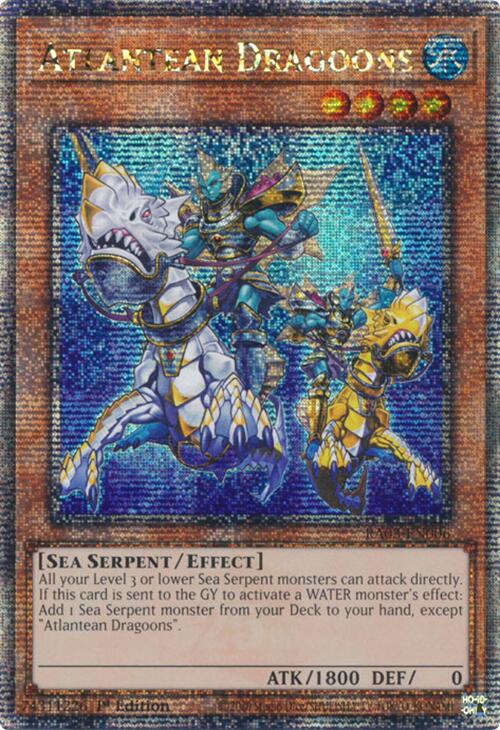 Atlantean Dragoons (Quarter Century Secret Rare) [RA03-EN006] Quarter Century Secret Rare | Mega City Incorporated