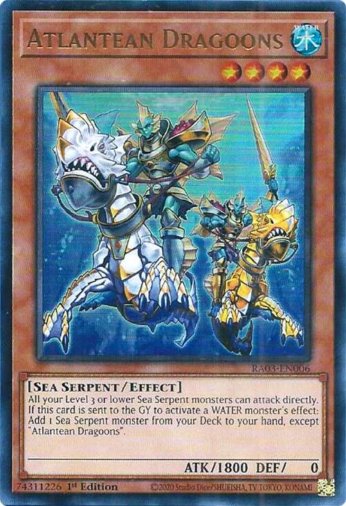 Atlantean Dragoons (UR) [RA03-EN006] Ultra Rare | Mega City Incorporated