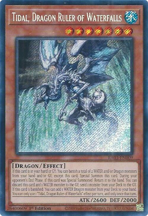 Tidal, Dragon Ruler of Waterfalls (Secret Rare) [RA03-EN009] Secret Rare | Mega City Incorporated