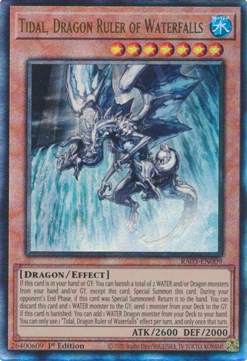 Tidal, Dragon Ruler of Waterfalls (UTR) [RA03-EN009] Prismatic Ultimate Rare | Mega City Incorporated