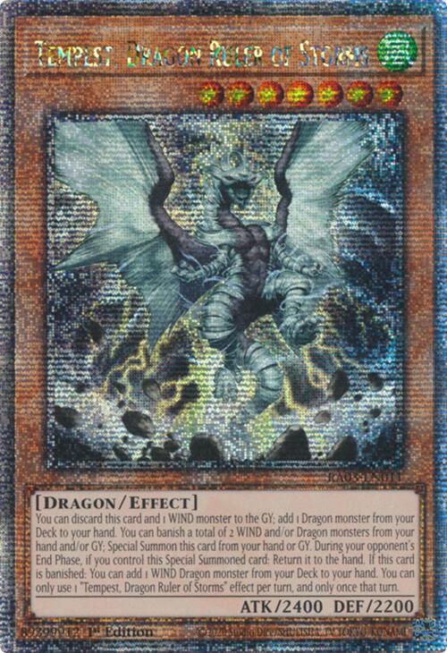 Tempest, Dragon Ruler of Storms (Quarter Century Secret Rare) [RA03-EN011] Quarter Century Secret Rare | Mega City Incorporated