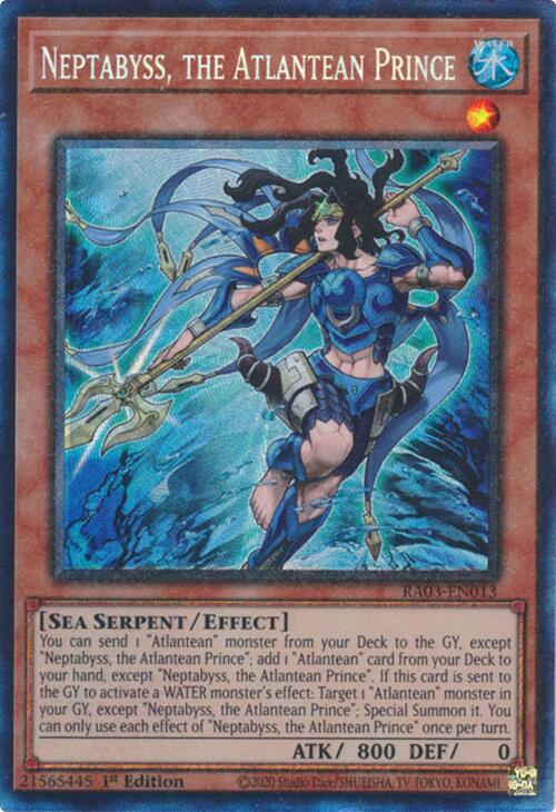 Neptabyss, the Atlantean Prince (CR) [RA03-EN013] Prismatic Collector's Rare | Mega City Incorporated