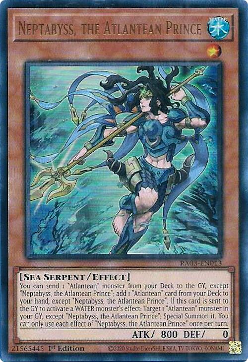 Neptabyss, the Atlantean Prince (UR) [RA03-EN013] Ultra Rare | Mega City Incorporated