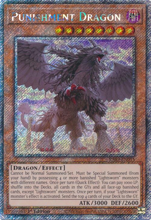 Punishment Dragon (Platinum Secret Rare) [RA03-EN015] Platinum Secret Rare | Mega City Incorporated