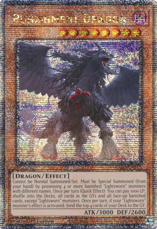 Punishment Dragon (Quarter Century Secret Rare) [RA03-EN015] Quarter Century Secret Rare | Mega City Incorporated