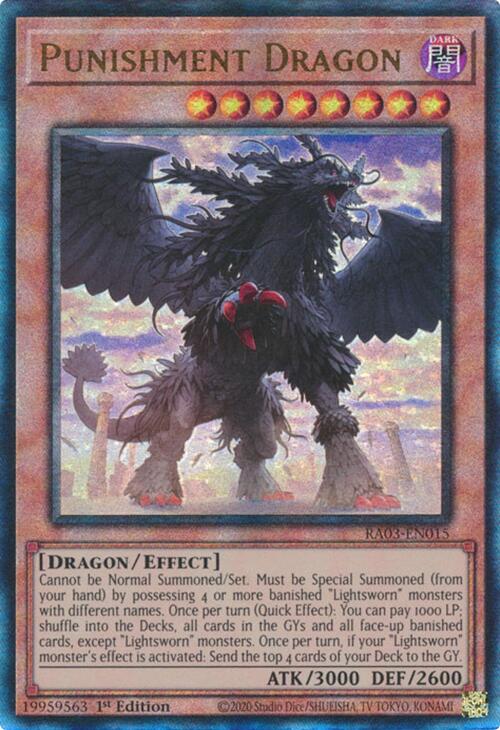 Punishment Dragon (UTR) [RA03-EN015] Prismatic Ultimate Rare | Mega City Incorporated