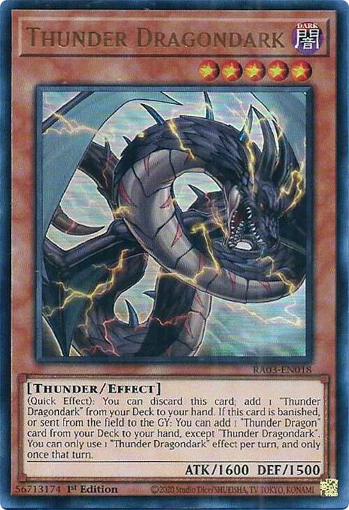 Thunder Dragondark (UR) [RA03-EN018] Ultra Rare | Mega City Incorporated