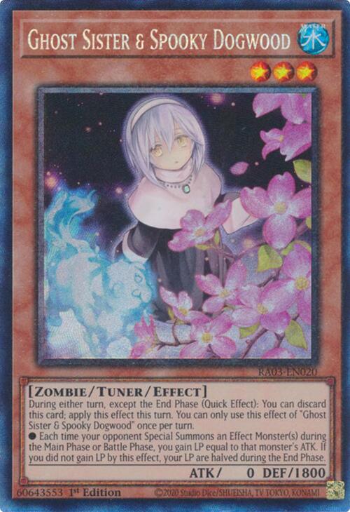 Ghost Sister & Spooky Dogwood (Alternate Art) (CR) [RA03-EN020] Prismatic Collector's Rare | Mega City Incorporated