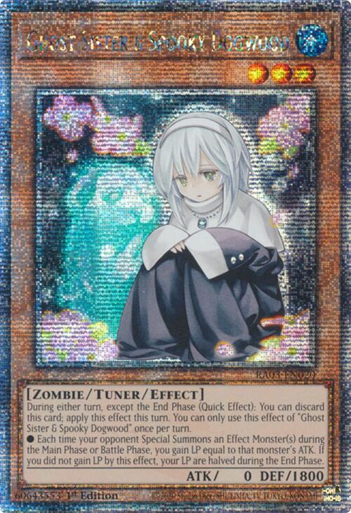 Ghost Sister & Spooky Dogwood (Quarter Century Secret Rare) [RA03-EN020] Quarter Century Secret Rare | Mega City Incorporated