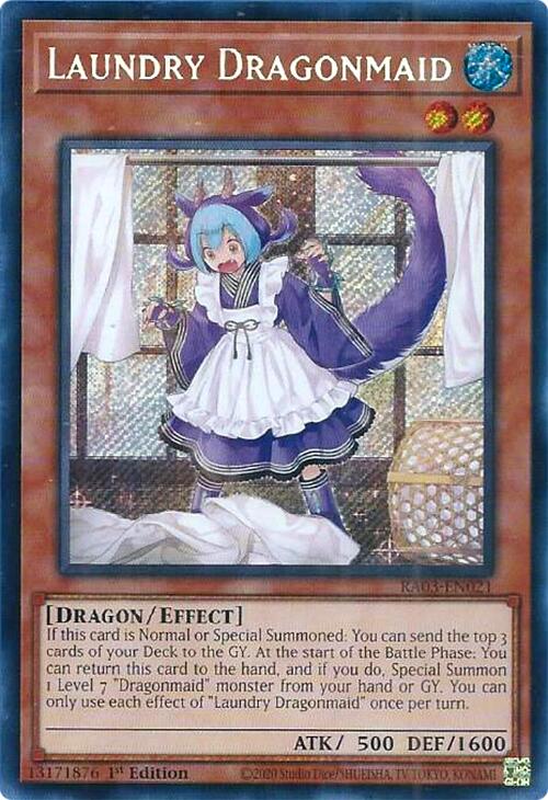 Laundry Dragonmaid (Secret Rare) [RA03-EN021] Secret Rare | Mega City Incorporated