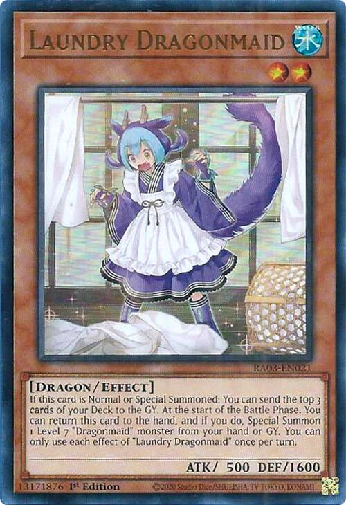 Laundry Dragonmaid (UR) [RA03-EN021] Ultra Rare | Mega City Incorporated