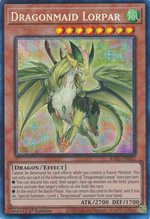 Dragonmaid Lorpar (CR) [RA03-EN022] Prismatic Collector's Rare | Mega City Incorporated