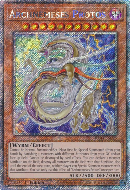 Archnemeses Protos (Platinum Secret Rare) [RA03-EN023] Platinum Secret Rare | Mega City Incorporated