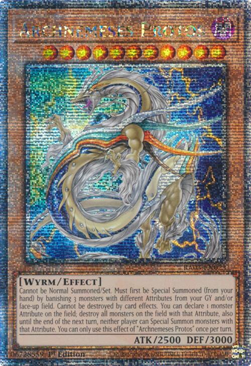 Archnemeses Protos (Quarter Century Secret Rare) [RA03-EN023] Quarter Century Secret Rare | Mega City Incorporated