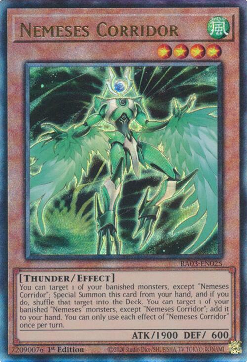 Nemeses Corridor (UTR) [RA03-EN025] Prismatic Ultimate Rare | Mega City Incorporated