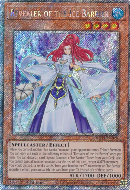 Revealer of the Ice Barrier (Platinum Secret Rare) [RA03-EN028] Platinum Secret Rare | Mega City Incorporated