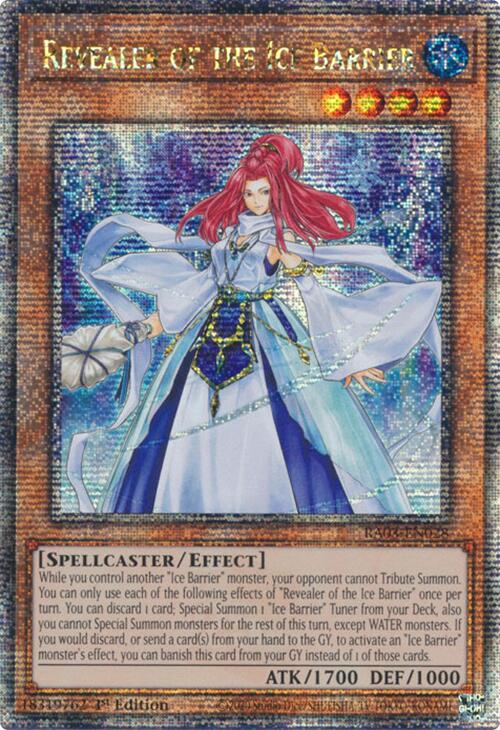 Revealer of the Ice Barrier (Quarter Century Secret Rare) [RA03-EN028] Quarter Century Secret Rare | Mega City Incorporated