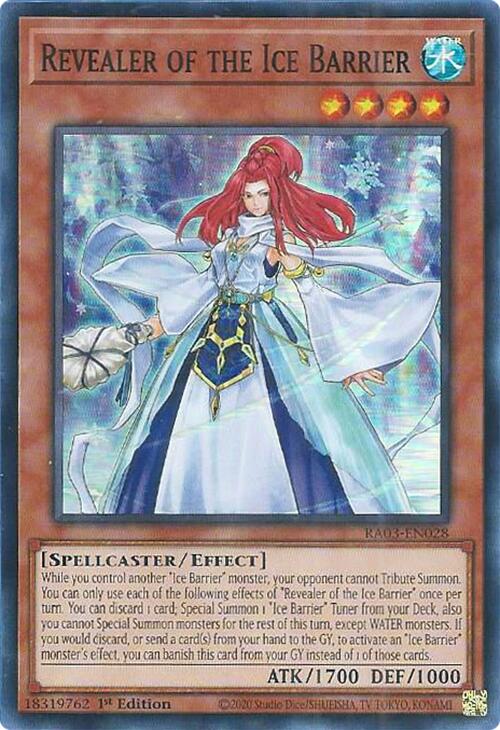 Revealer of the Ice Barrier [RA03-EN028] Super Rare | Mega City Incorporated