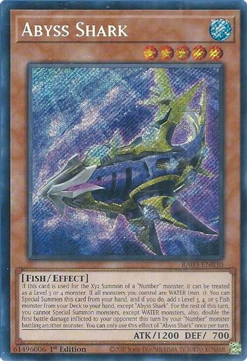 Abyss Shark (Secret Rare) [RA03-EN030] Secret Rare | Mega City Incorporated