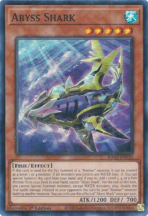 Abyss Shark [RA03-EN030] Super Rare | Mega City Incorporated