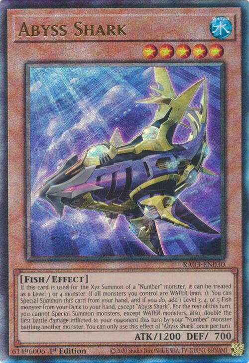 Abyss Shark (UTR) [RA03-EN030] Prismatic Ultimate Rare | Mega City Incorporated