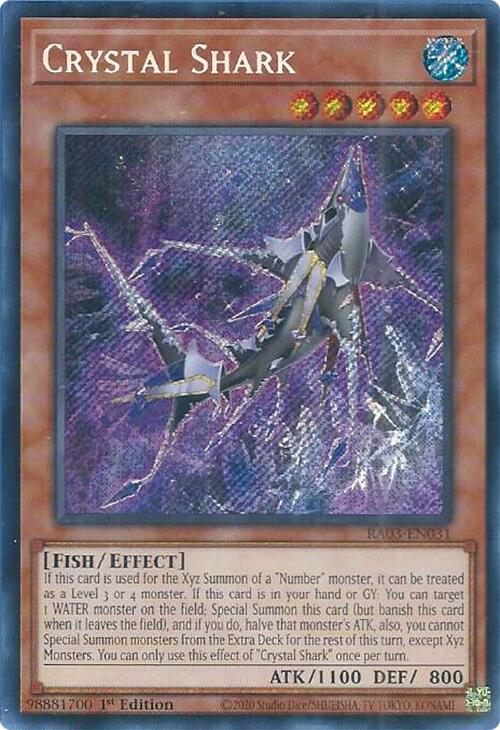 Crystal Shark (Secret Rare) [RA03-EN031] Secret Rare | Mega City Incorporated