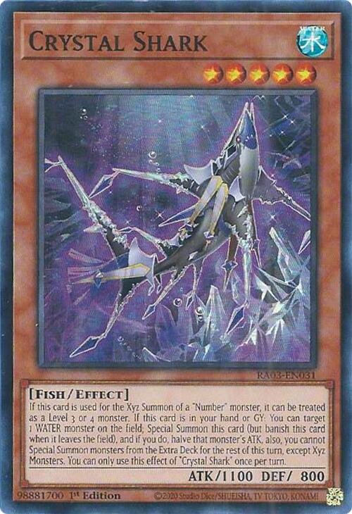 Crystal Shark [RA03-EN031] Super Rare | Mega City Incorporated