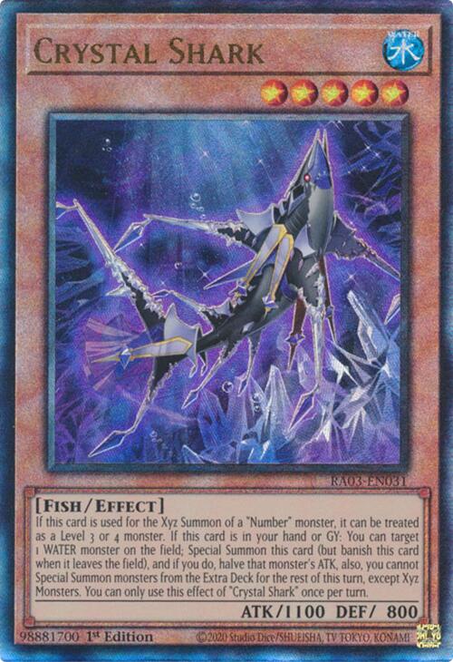 Crystal Shark (UTR) [RA03-EN031] Prismatic Ultimate Rare | Mega City Incorporated