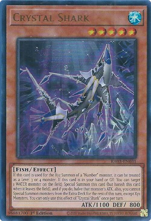 Crystal Shark (UR) [RA03-EN031] Ultra Rare | Mega City Incorporated