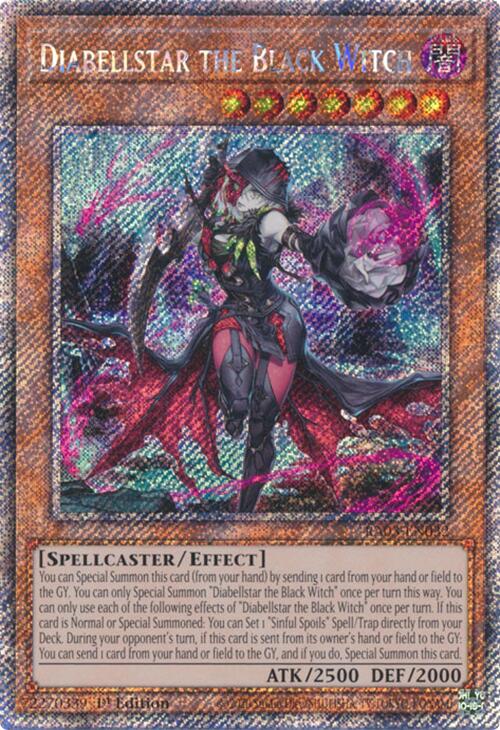 Diabellstar the Black Witch (Platinum Secret Rare) [RA03-EN032] Platinum Secret Rare | Mega City Incorporated