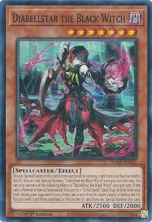 Diabellstar the Black Witch [RA03-EN032] Super Rare | Mega City Incorporated