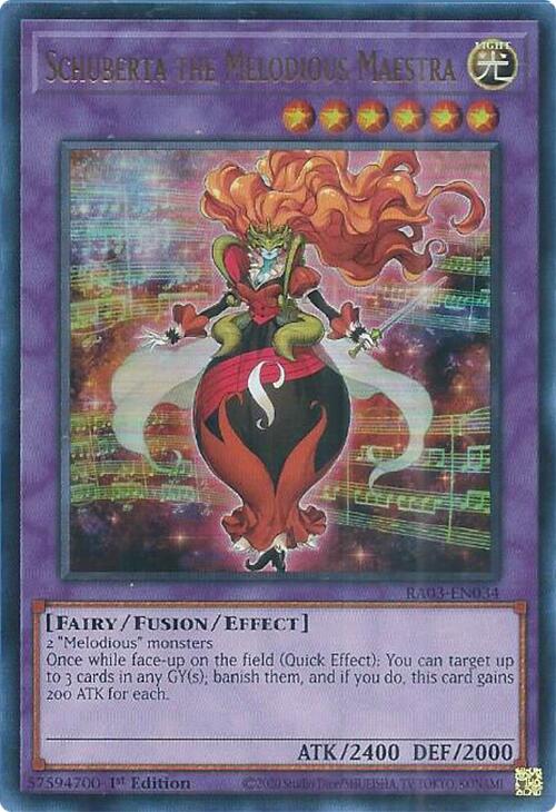 Schuberta the Melodious Maestra (UR) [RA03-EN034] Ultra Rare | Mega City Incorporated