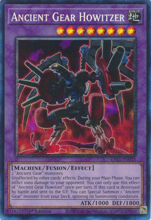 Ancient Gear Howitzer (CR) [RA03-EN035] Prismatic Collector's Rare | Mega City Incorporated