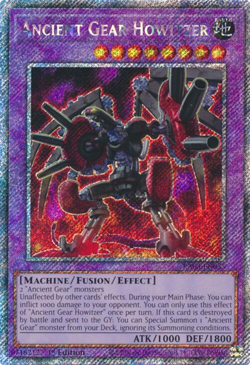 Ancient Gear Howitzer (Platinum Secret Rare) [RA03-EN035] Platinum Secret Rare | Mega City Incorporated