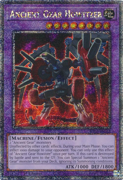 Ancient Gear Howitzer (Quarter Century Secret Rare) [RA03-EN035] Quarter Century Secret Rare | Mega City Incorporated