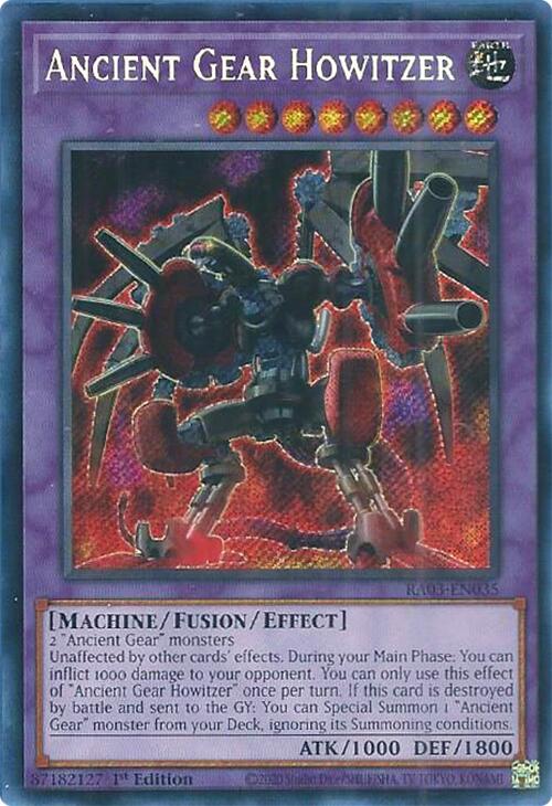 Ancient Gear Howitzer (Secret Rare) [RA03-EN035] Secret Rare | Mega City Incorporated